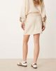JDY JDY cord button up mini skirt in cream-White - 4