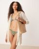 JDY JDY crochet beach cover up in cream-White - 2