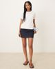 JDY JDY crochet pocket detail T-shirt in white - 2