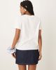 JDY JDY crochet pocket detail T-shirt in white - 4