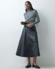 JDY JDY faux leather a-line midi skirt in black - 1
