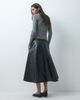 JDY JDY faux leather a-line midi skirt in black - 2