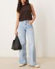 JDY JDY Felina high waist wide leg jeans in light blue - 1