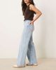 JDY JDY Felina high waist wide leg jeans in light blue - 3