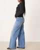 JDY JDY Felina high waist wide leg jeans in medium blue denim - 2