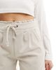 JDY JDY frill edge shorts in beige-Neutral - 2