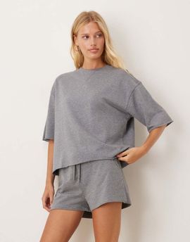 JDY JDY heavy jersey tee in gray - part of a set