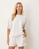 JDY JDY heavy jersey tee in light gray - part of a set-Neutral - 2