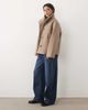 JDY JDY high neck cape jacket in beige-Neutral - 2
