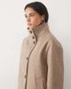 JDY JDY high neck cape jacket in beige-Neutral - 3