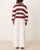 JDY JDY Iris high waist wide leg jeans in white - 3
