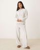 JDY JDY jersey sweat hoodie in light gray - part of a set-Neutral - 4