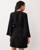 JDY JDY kimono-inspired wrap mini dress in black - 3