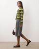 JDY JDY knit cardigan in green stripe - 2