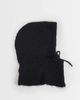 JDY JDY knitted hooded bonnet in black - 1