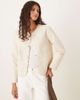 JDY JDY lightweight embroidered jacket in beige-Neutral - 1