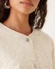 JDY JDY lightweight embroidered jacket in beige-Neutral - 4
