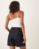 JDY JDY lightweight loose fit shorts in dark blue denim - part of a set - 4