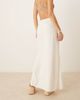 JDY JDY linen mix maxi skirt in white - 4
