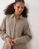 JDY JDY loose fit cheesecloth shirt in light brown - part of a set - 1