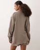 JDY JDY loose fit cheesecloth shirt in light brown - part of a set - 4