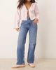 JDY JDY Maya high waist wide leg jeans in mid blue - 1