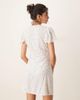 JDY JDY mini wrap dress with blue heart print in white - 2