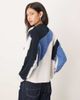 JDY JDY mixed color block sweater in blue and black - 4