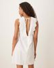 JDY JDY open back eyelet details mini dress in white - 4