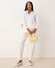 JDY JDY oversized boyfriend fit shirt in white - 2