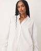 JDY JDY oversized boyfriend fit shirt in white - 3