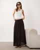 JDY JDY pleated maxi skirt in brown - 1