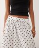 JDY JDY pleated maxi skirt in white polka dots - 3