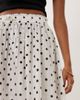 JDY JDY pleated maxi skirt in white polka dots - 4