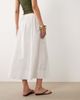 JDY JDY poplin midaxi skirt in white - 2