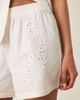 JDY JDY relaxed pull on shorts in white eyelet - part of a set - 4