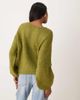 JDY JDY reversible pullover knit sweater in green - 3