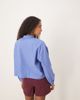 JDY JDY rhinestone boxy cropped shirt in light blue - 3
