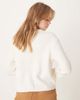 JDY JDY ribbed cardigan with pearl buttons in cream-White - 4