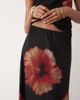 JDY JDY ruched mesh skirt with floral print in black - part of a set - 3