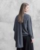 JDY JDY scarf detail knit sweater in dark gray - 3