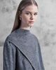 JDY JDY scarf detail knit sweater in dark gray - 4