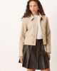 JDY JDY short dressy jacket in beige-Neutral - 1