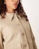 JDY JDY short dressy jacket in beige-Neutral - 3