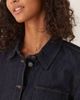 JDY JDY short sleeve shirt in dark blue denim - part of a set - 2