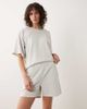 JDY JDY sweatshirt fabric shorts in light heather gray - part of a set - 2