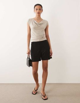 JDY JDY tailored shorts in black