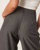 JDY JDY tailored wide leg pants in gray pinstripes - 3