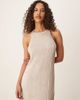 JDY JDY textured sleeveless midaxi dress in stone-Neutral - 3