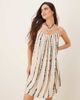 JDY JDY textured sleeveless mini dress with abstract print in beige-Neutral - 1